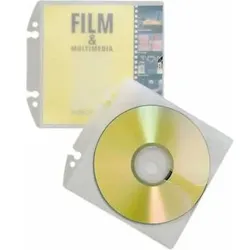 CD-Hülle, 155x240x13mm, transparent, Pck=10 Stück, 522319, für CD-Rack Easy
