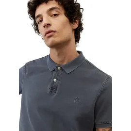 Marc O'Polo Herren, Poloshirt kurzarm - Small-Logo, regular fit Piqué-Struktur Dunkelblau 3XL