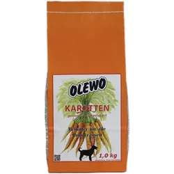 OLEWO Karottenpellets Hundezusatzfutter 1 Kilogramm