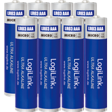 Logilink Ultra Power (8 Stk., AAA, 650 mAh), Batterien + Akkus