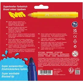 Faber-Castell Filzstifte Jumbo Super Washable 24 St. Mehrfarbig