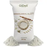 Dinkelmehl Typ 630 25kg Fein Hell Brot Backen Pizza Kuchen Urkorn Mehl GiDeli