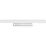 moebel17 Alberes TV-Lowboard 150x22x29,6 cm Weiß Holz