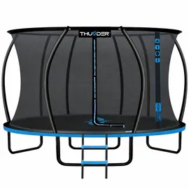 Thunder Gartentrampolin Ultra 366 cm inkl. Sicherheitsnetz Blau