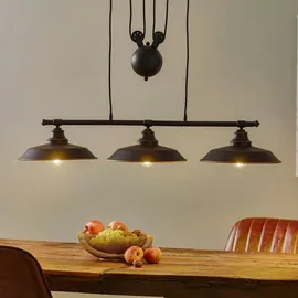 Westinghouse Iron Hill 3-flg. E27 31 cm geölte Bronze
