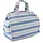 Juicy Couture Iris Henkeltasche Baumwolle Alaskan Blue
