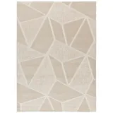 Atticgo Vintage-Teppich, Weiß, Beige, Textil, Abstrakt, Rechteckig, 160x230 cm, Oeko-Tex® Standard 100, antistatisch, für Fußbodenheizung geeignet, leicht zusammenrollbar, Teppiche & Böden, Teppiche, Vintage-Teppiche