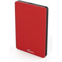 Sonnics 1TB Rot Externe tragbare Festplatte USB 3.0 super schnelle Übertragungsgeschwindigkeit für den Einsatz mit Windows PC, Apple Mac, XBOX ONE und PS4 Fat32