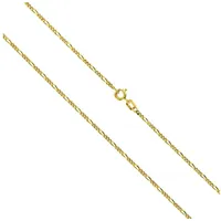 VIVANCE Collierkettchen 333 Gold Figarokette gelb