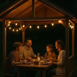 satisfire LED-Lichterkette spritzwassergeschützt 50 m Grün