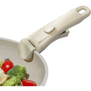 Abnehmbarer Topfgriff, abnehmbarer Topfgriff | Abnehmbarer Topfgriff | Abnehmbarer Topfgriff – Ersatzgriff für Kochgeschirr, ergonomischer abnehmbarer Topfgriff, P