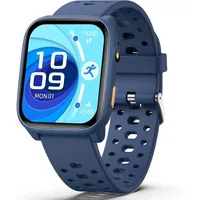 ModaWin Kinder Smartwatch mit 100+ Sportmodi, Puls- & Schlafmonitor, Spiele, 1.83" HD Touchscreen, IP68 wasserdicht für Jungen & Mädchen - Blau