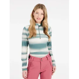 Protest PRTNOON 1/4 zip active top Evergreen