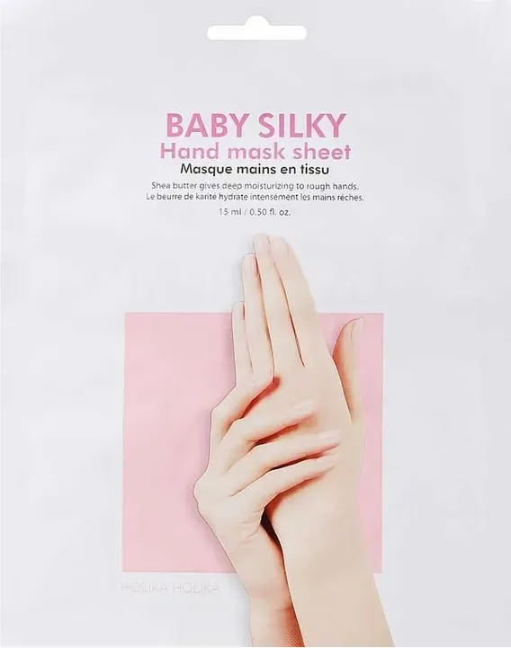 HOLIKA BABY Silk Smooth Handmasken-Blätter