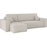 Kaiser Möbel Ecksofa mit schlaffunktion und bettkasten, Sofa L-form,