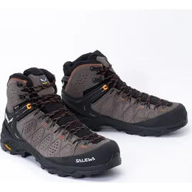 Salewa Alp Trainer Mid GTX Herren wallnut/fluo orange 42