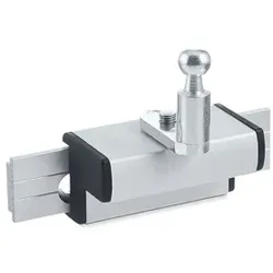 OL-Flügelbock, gleitend, OL 90N / OL 95, Euron., Aluminium, tiefschwarz lackiert