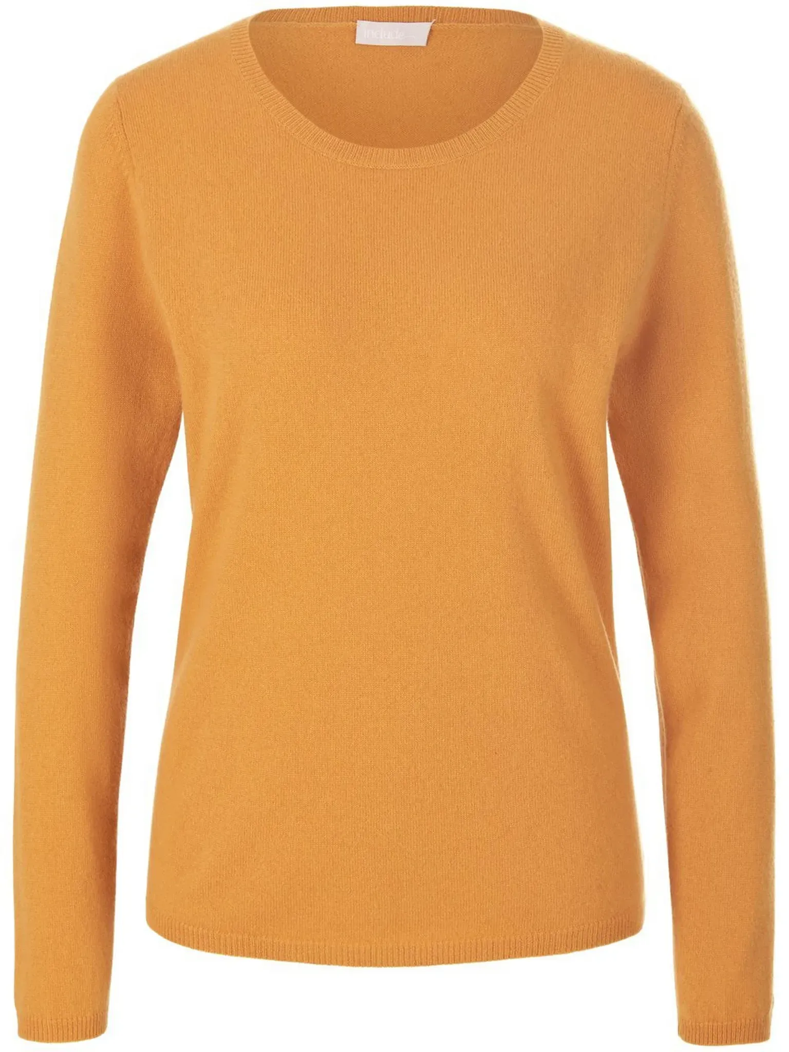 Le pull encolure ronde  include jaune