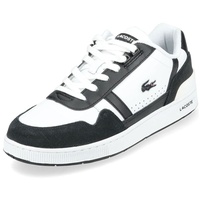 Lacoste T-Clip Logo Sneaker 47SMA0073 Weiß 147- White/Black, 46 - 46 EU