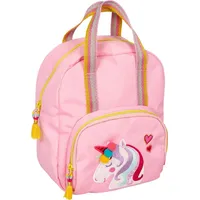 Die Spiegelburg Coppenrath Verlag KG Rucksack Glitzer Einhorn - Einhorn-Paradies - Beige