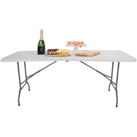 HJH Office Easy Up Multi II Klapptisch 152 x 71 x 75 cm Weiß/Mehrfarbig