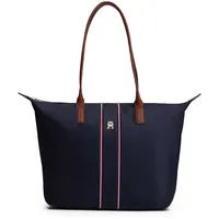 Tommy Hilfiger Popette Shopper Leder Space Blue/Braun