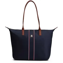 Tommy Hilfiger Popette Shopper Leder Space Blue/Braun