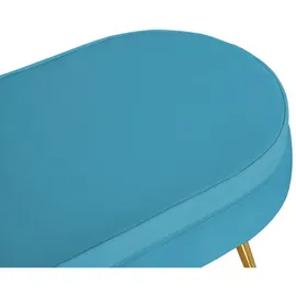 SalesFever Clam oval blau/gold