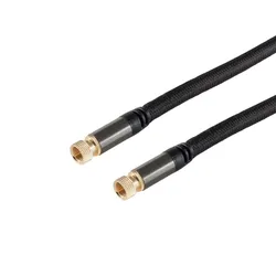 sky vision PREMIUM SAT-Anschlusskabel F-Stecker 4-fach geschirmt, 2,5m