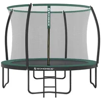 SONGMICS Gartentrampolin Ø 244/305/366/427 cm, bis zu 150 kg belastbar grün
