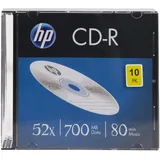 HP CD-R 52x, 10er Slimcase