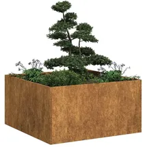 vidaXL Rostig 80 x 80 x 40 cm Braun