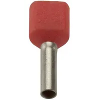 Lapp 61802034 Zwillings-Aderendhülse 10 mm2 Teilisoliert Rot 100 St.