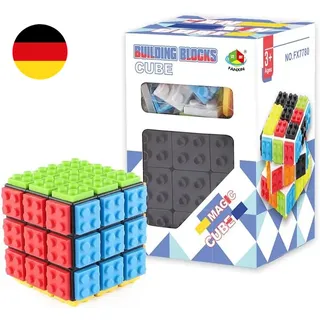 Zauberwürfel 3x3,Zauberwürfel ,2-in-1 Brain Teaser Puzzle mit Stein Trennhilfe,f