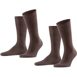 Socken Herren 2er Pack grau|braun 43/46