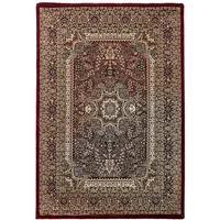 KADIMA DESIGN Teppich Schlafzimmer Orientalisch Elegant Waschbar Strapazierfähig Wohnzimmer Esszimmer Rot 300x400 cm – ALETSCH von Kadima Design