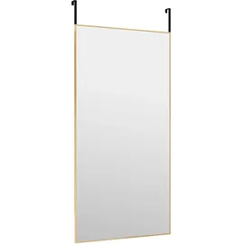 vidaXL Türspiegel Golden 50x100 cm Glas und Aluminium