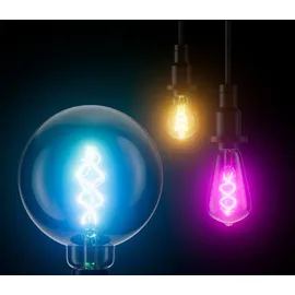 LEDVANCE SMART+ Wifi Filament Edison RGBW, mehrfarbig (ex 60W) E27
