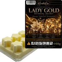 WonderWax Duftwachs Wax Melts Lady Gold – Parfume Collection, 6 Duftwachs Sterne aus Sojawachs für Duftlampe & Aromalampe, vegane Wax Melts, Rau...