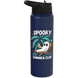 Spooky Summer Summerween Skelett Geist Halloween Sommer Stainless Steel Insulated Water Bottle