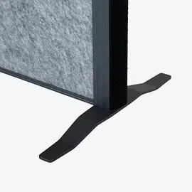 Maul Akustik-Trennwand MAULconnecto 9605089, dunkelgrau, braun 100,0 x 182,0 cm, 1 St.
