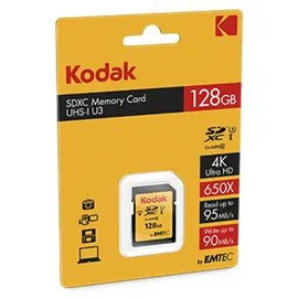 Kodak SDXC 128GB Class 10 UHS-I U3