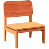 vidaXL Gartenstuhl Wachsbraun 60 x 52,5 x 72 cm braun 1 St.