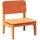 vidaXL Gartenstuhl Wachsbraun 60 x 52,5 x 72 cm braun 1 St.