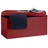 Relaxdays Sitzbank mit Stauraum 0 x 0 x 0 cm Dunkelrot