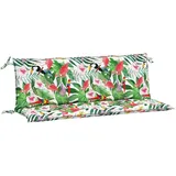 vidaXL Bankauflage 150 x 50 x 7 cm mehrfarbig 2 St.