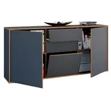 VCM my office Aktenschrank Salia, 920818 anthrazit, honig-eiche 160,0 x 32,0 x 74,0 cm