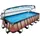 EXIT TOYS Wood Pool 540 x 250 x 100 cm inkl. Sandfilter und Abdeckung