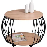 m2 Peking mit Rollen Artisan Eiche 60 x 47 cm