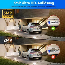LuVision Dual WLAN Funk Video Überwachungssystem 10 Kanal Mini NVR 5MP Überwachungskamera Set Mikrofon Cloud 8 Kameras